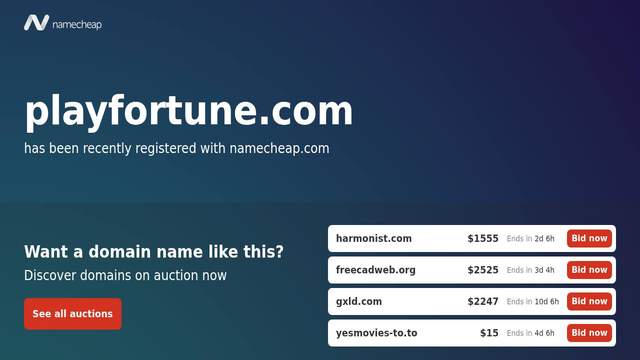 PlayFortune casino screenshot
