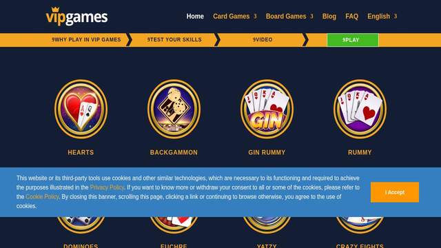 VipGames casino screenshot